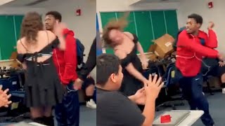 Karen Gets Thunder SLAPPED After Slapping the WRONG GUY [upl. by Artemus404]