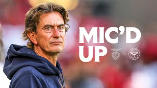 quotSmile and enjoy itquot  Thomas Frank Micd Up in the Dugout vs Benfica 🎙️ [upl. by Mikah]