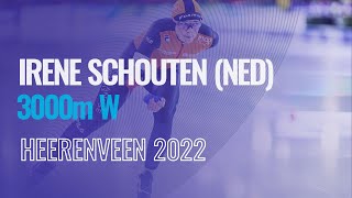 Irene SCHOUTEN NED  Winner  3000m W  Heerenveen  SpeedSkating [upl. by Sej]