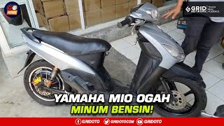 Yamaha Mio Diubah Jadi Motor Listrik Irit Ga Peduli Bensin Naik Berapa Biayanya  GridOto News [upl. by Okeim923]