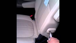 Chevy Traverse Seats Second Row Movement [upl. by Nylaras2]