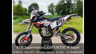 KTM Supermotard 450530 EXCR Supermoto 2011 A2 [upl. by Dedie]