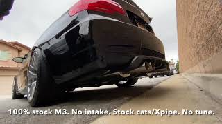 E92 M3  Active Autowerke Signature Gen 2 Axle Back Exhaust Cold StartLight Revs [upl. by Elsy888]