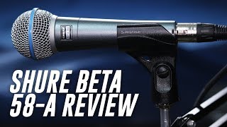 Shure Beta 58A Dynamic Mic Review  Test [upl. by Ahl]