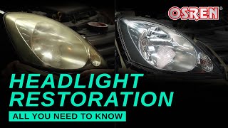 How to restore headlights  3 ways but which is the best [upl. by Meredith]