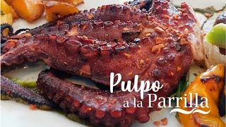 Receta fácil de Pulpo a la Parrilla [upl. by Elisabet]