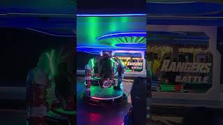 Flipping Bumper Cars  Power Rangers Battle at Hasbro City [upl. by Ardnuaet]