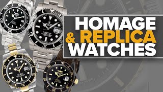 Homage Fake and Replica Watches Lawsuits Industry Examples amp My Opinion [upl. by Leanatan468]