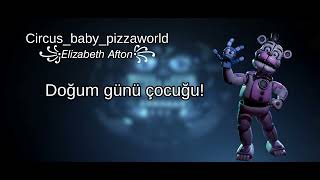 Funtime Freddy voice lines Türkçe Dublaj [upl. by Arni111]