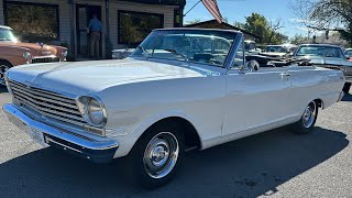 Test Drive 1963 Chevrolet Chevy II Nova Convertible 22900 Maple Motors 2649 [upl. by Hsirap]