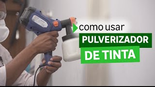 Como usar pulverizador de tinta Veja passo a passo [upl. by Ttirrej]