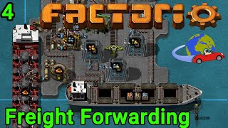 Factorio Freight Forwarding Making a mall to automate production and green science Ep 4 [upl. by Ulick]