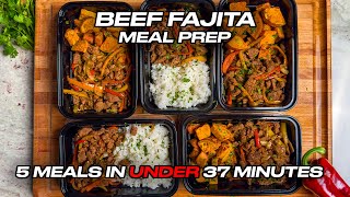 High Protein Meal prep for the week in under 40 mins [upl. by Latsyrc933]