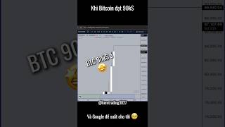 bitcoin đạt 90k và google đề xuất cho tôi😳 crypto cryptocurrency shorts [upl. by Theadora]