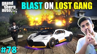 WE DESTROYED LOST GANG BASE  GTA V GAMEPLAY 78 [upl. by Rehptosirhc]