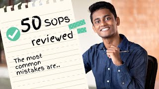 Things I learned after 50 SOP reviews  5 most common essay mistakes [upl. by Carleton]