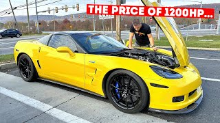 STREET TESTING My 1200HP ZR1 Ends With a Problem Did I Go Too Far [upl. by Ezarra681]