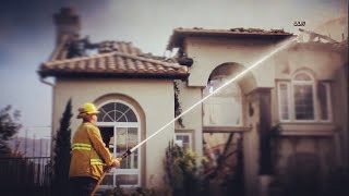 Blue Ridge House Fire Aftermath  YORBA LINDA CA 102720 [upl. by Nahtal]