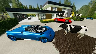 Destroying Millionaires House with Special Vehicle  Farming Simulator 22 [upl. by Lori799]