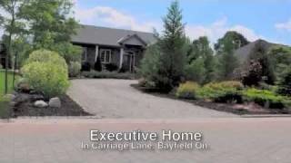 ExecutiveHome in Carriage Lane  Bayfield On [upl. by Enihpesoj863]