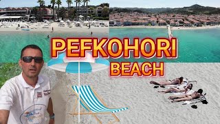 Nešto o gradskoj plaži PEFKOHORIHalkidikiGrčka hellasheavenspefkohorihalkidiki [upl. by Fidole898]