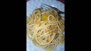 Mackerel spaghetti Italianapproved [upl. by Erny]