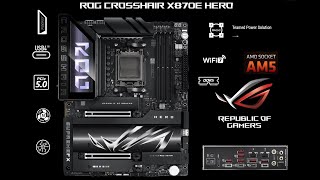 ROG CROSSHAIR X870E HERO MOTHERBOARD  UNBOXING  РАСПАКОВКА [upl. by Lyrahc397]