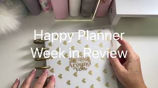 Happy Planner  Week in Review  2025 Planning Pages [upl. by Izawa]