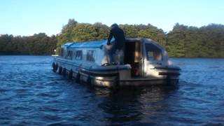 Stern  on mooring a Norfolk Broads boat PART 2 [upl. by Hanikas]