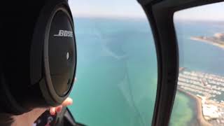 Moorabbin Airport to Essendon Airport Helicopter Flight Training POV [upl. by Colman161]