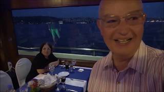 Bosphorus Dinner Cruise  Istanbul 36th Wedding Anniversary [upl. by Etiuqram]