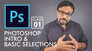 Basic Selections  Adobe Photoshop for Beginners  Class 1 Eng Sub [upl. by Schaumberger561]