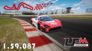 Assetto Corsa Competizione  Mclaren 720S GT3 EVO  Suzuka  159087 Hotlap  FREE Setup [upl. by Ramad]