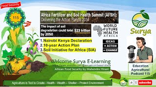 Africa Union Fertilizer and Soil Health AFSH Summit May 2024 Kenya Nairobi KICC Conference [upl. by Nnaaihtnyc198]