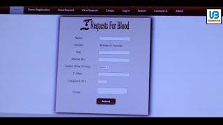 Blood Bank Management System Project [upl. by Sana]