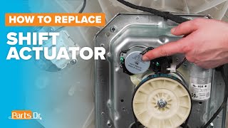 Not Agitating or Spinning Replace Shift Actuator on your Whirlpool Maytag Amana Washer W11481722 [upl. by Aratak]