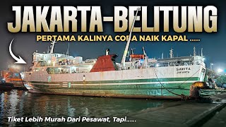 Solo Trip Naik Kapal JAKARTA  PULAU BELITUNG Trip Bangka Belitung 1 [upl. by Ilahsiav]