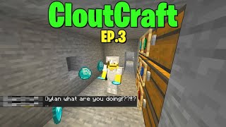 STEALING DIAMONDS from my friends CloutCraft EP3 [upl. by Okier510]