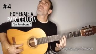 Homenaje a Paco de Lucia 4 quotLa Tumbona Solo quiero caminarquot 🎸🎶 [upl. by Dincolo]