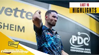 HILDESHEIM HEROICS  Last 16 Highlights  2023 German Darts Championship [upl. by Esikram2]