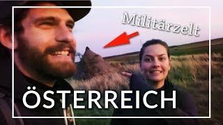 ÖSTERREICH  Begegnung mit dem Militär Wildcampen in Europa  Weltreise Vlog 2 [upl. by Gnov]