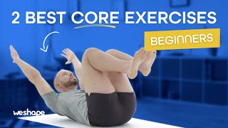 2 Best Core Exercises For Beginners [upl. by Valentine630]