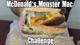 McDonalds Monster Mac Challenge vs KBDProductionsTV [upl. by Kcorb559]