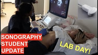 A DAY IN THE LIFE DIAGNOSTIC MEDICAL SONOGRAPHY STUDENT UPDATE [upl. by Milak]