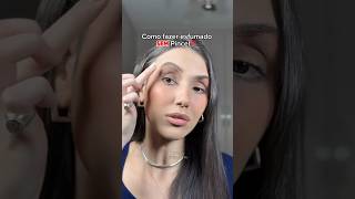 Make completa usando um cotonete makepassoapasso makeup makefacil beleza makedodia [upl. by Clyve]