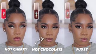 Fenty Gloss Bomb Heat • Hot Chocolit 🍫🤎 fenty fentybeauty sephora makeup [upl. by Einnod]