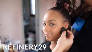 Get Ready With Nia Sioux For The Streamy Awards  Get Glam VR  Refinery29 [upl. by Sokairyk946]