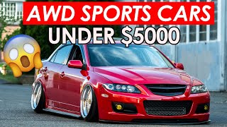 Top 5 Cheap AWD Sports Cars Under 5k [upl. by Nitsur]