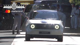 Honda e global dynamic debut at FOS [upl. by Dudley]