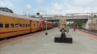 07240 VSKPGUNTUR SIMHADRI EXPRESS DEPARTURE SAMALKOT JUNCTION RAILWAY STATION INDIAN RAILWAYS [upl. by Wardlaw]